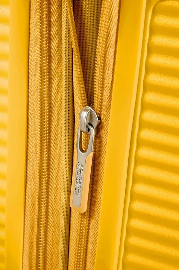 American Tourister Soundbox Чемодан дорожный 55/20 S golden yellow