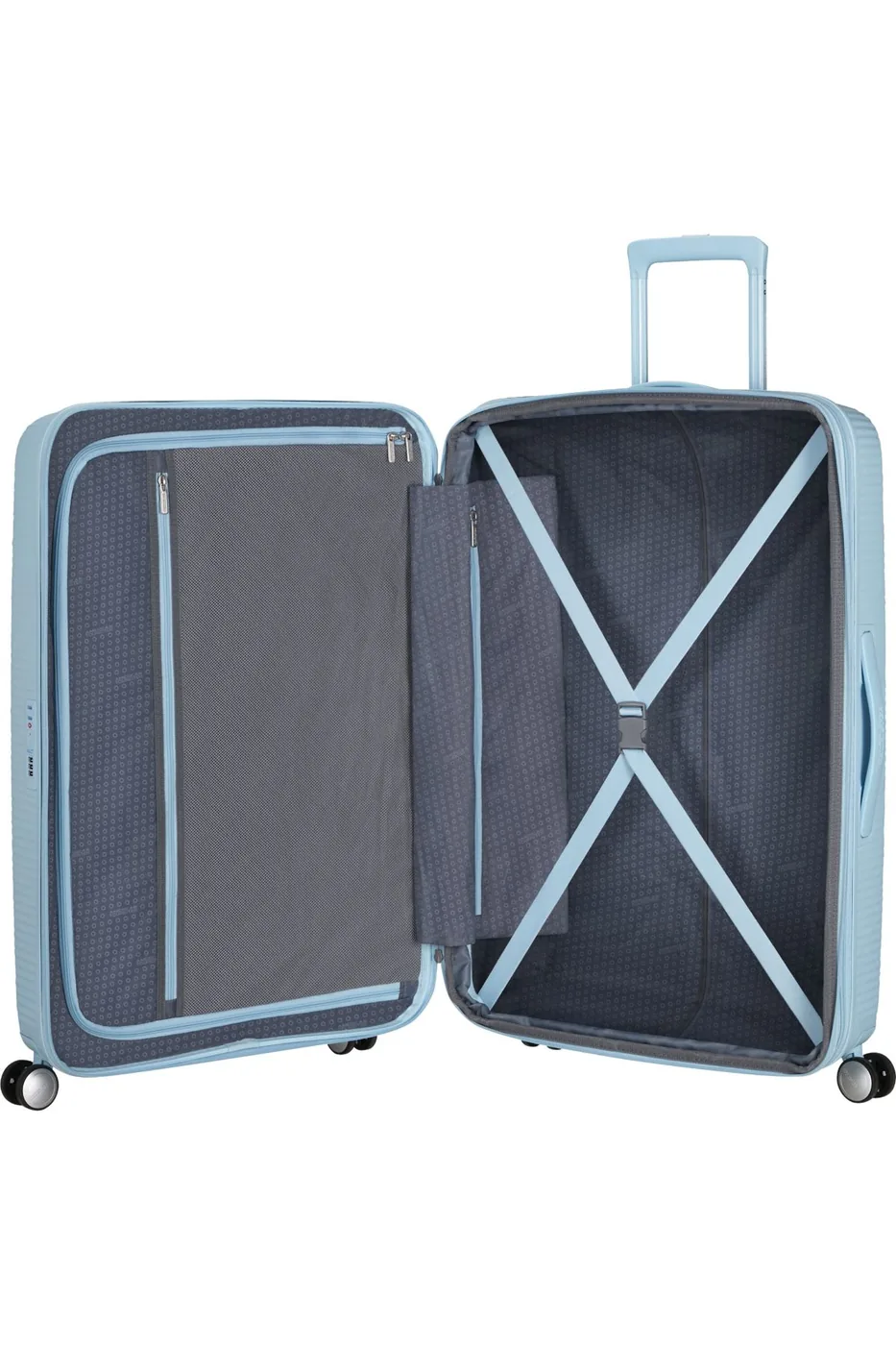 American Tourister Soundbox Чемодан дорожный 55/20 S pastel blue