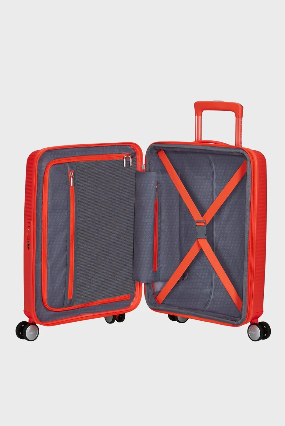American Tourister Soundbox Чемодан дорожный 67/24 L neon orange