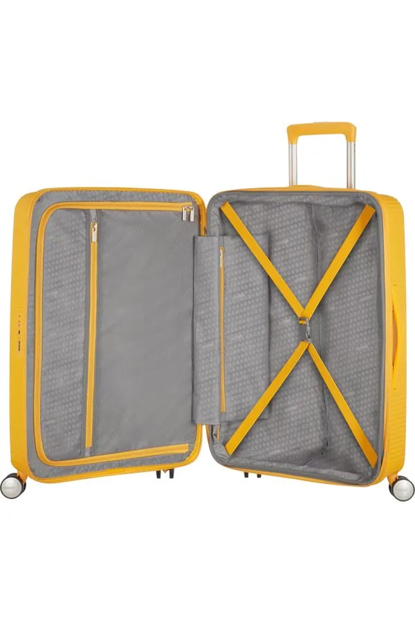 American Tourister Soundbox Чемодан дорожный 67/24 M golden yellow