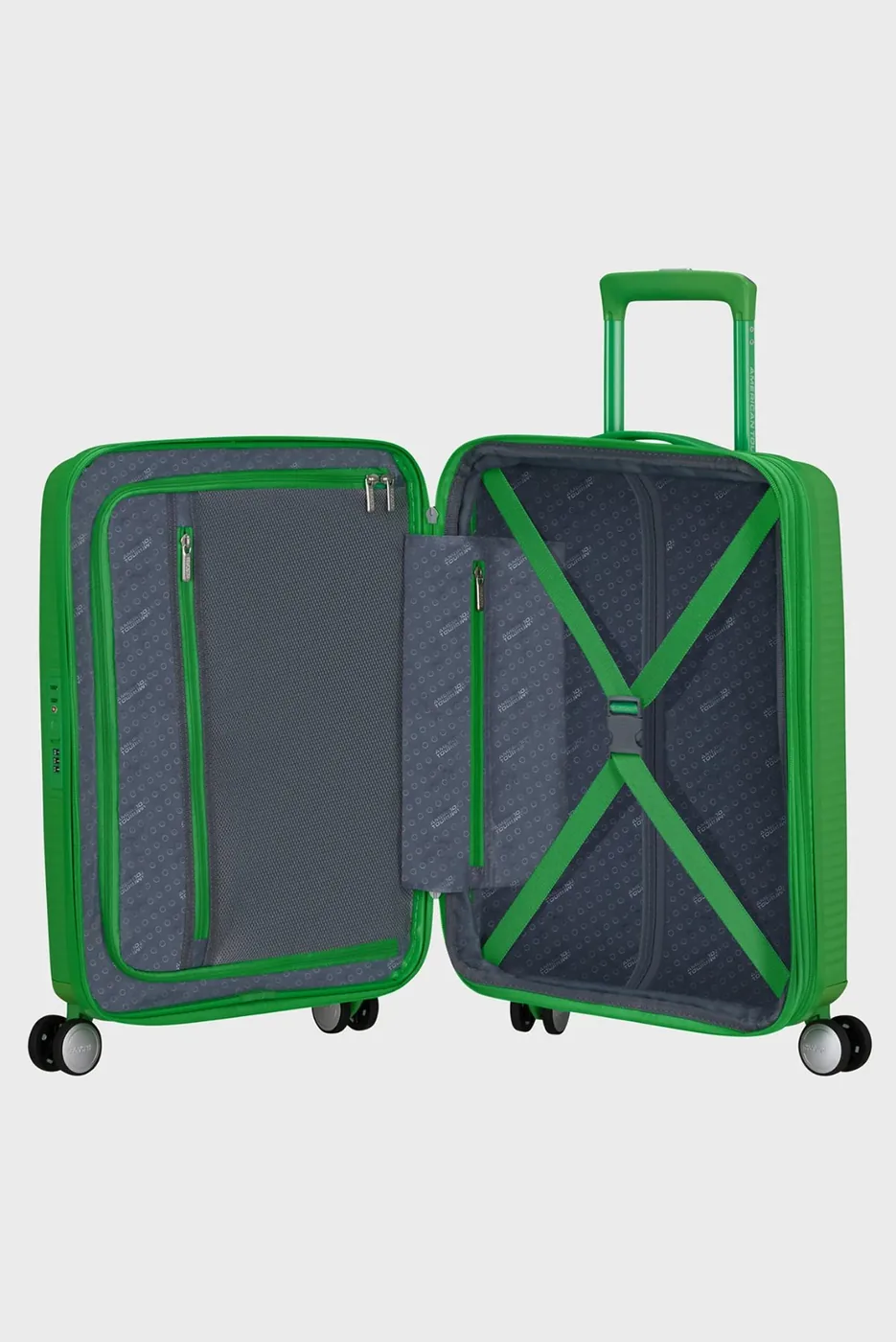 American Tourister Soundbox Чемодан дорожный 77/28 L grass green