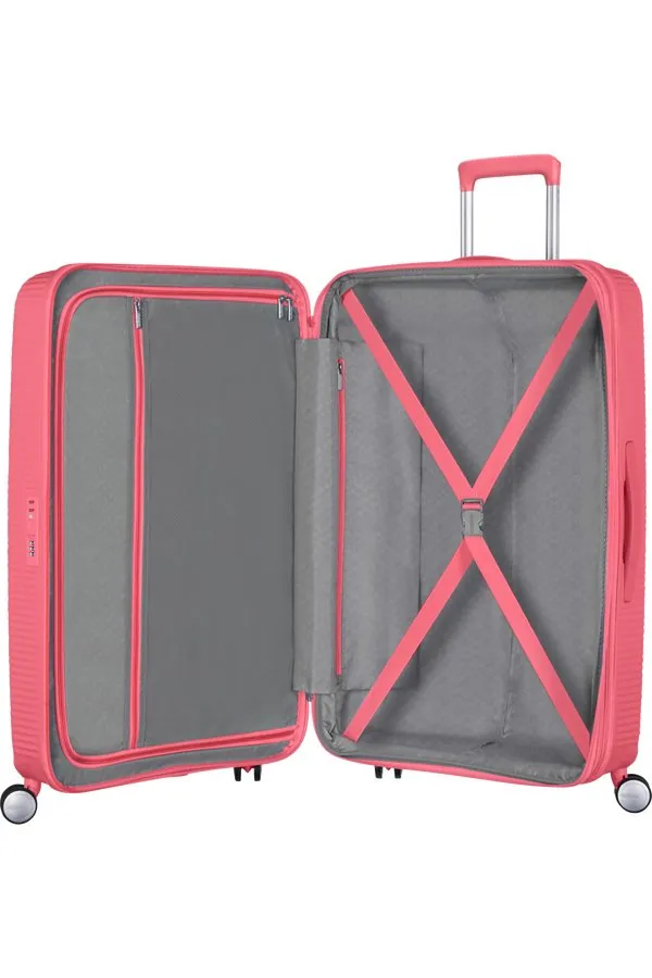 American Tourister Soundbox Чемодан дорожный 77/28 L sun kissed coral