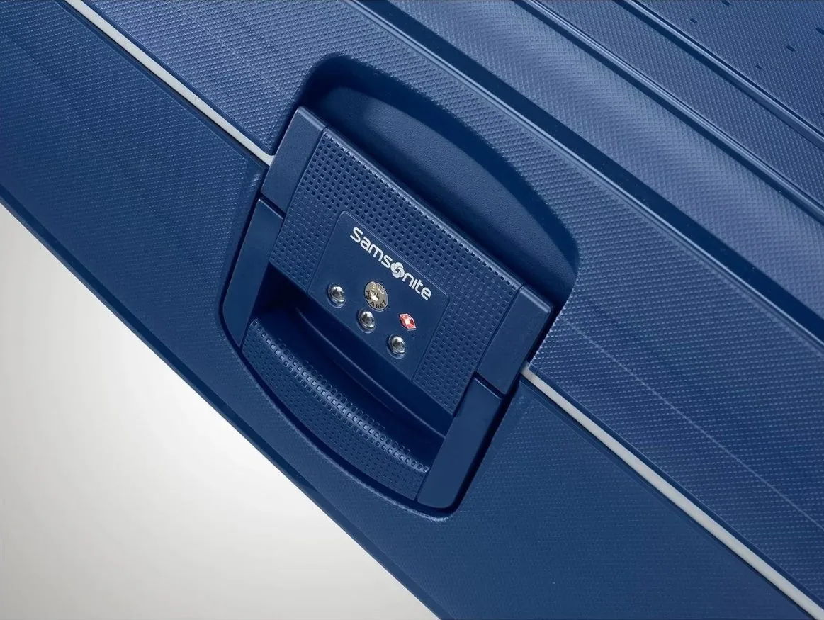 Samsonite S'Cure Чемодан 4-колёсный 55/40 S dark blue